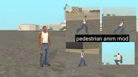 GTA SA: Pedestrian anim mod (pc/android)
