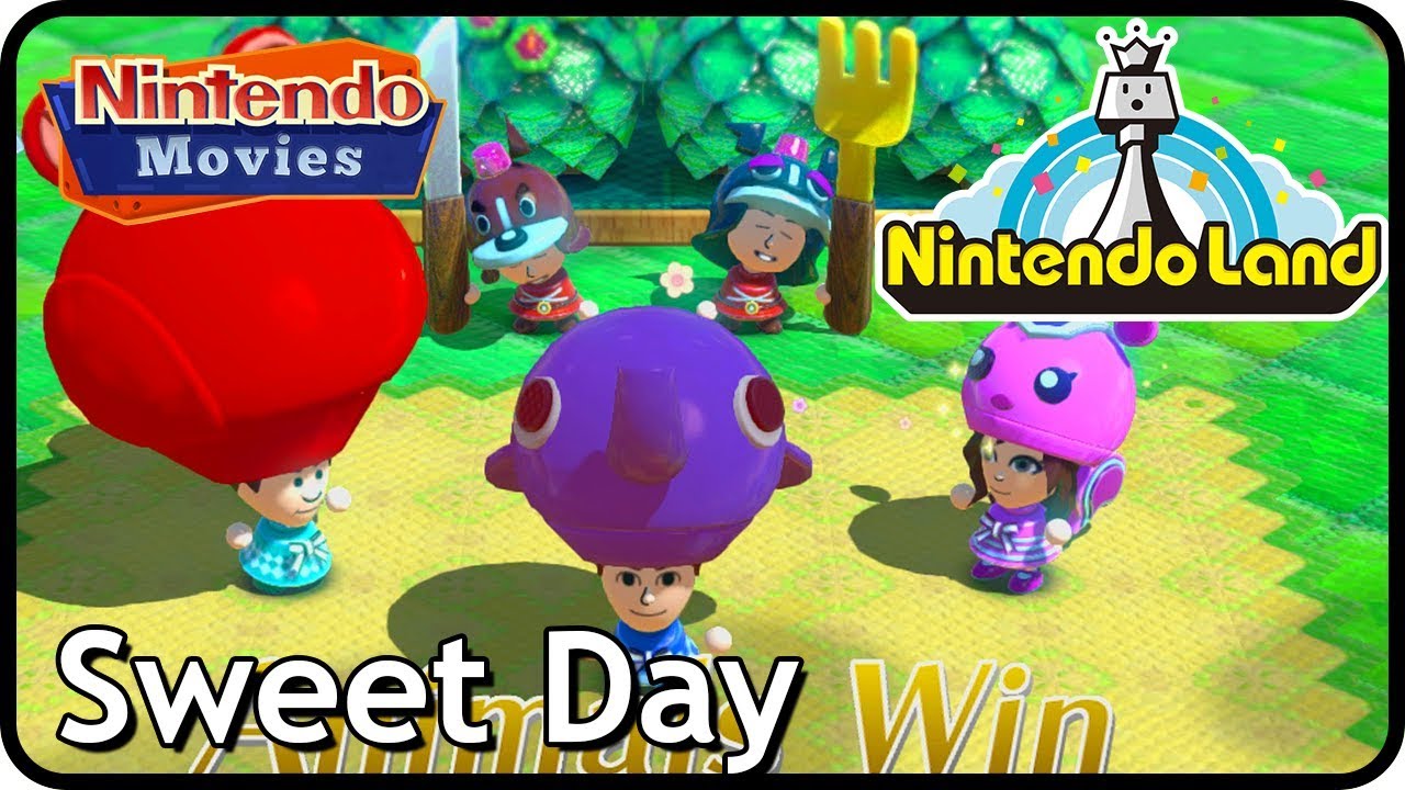 Nintendo Land Animal Crossing Sweet Day 4 Players Youtube