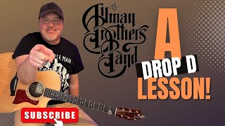 Learn 'Midnight Rider' by Allman Brothers in Drop D Tuning - Guitar Tutorial!