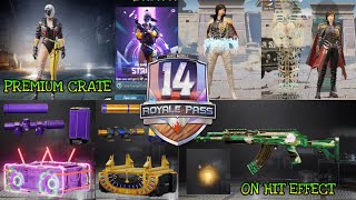 NEXT PREMIUM CRATE | SEASON 14 SPECIAL EMOTES | UPCOMING UPGRADE SKINS | ATTACHMENT SKINS