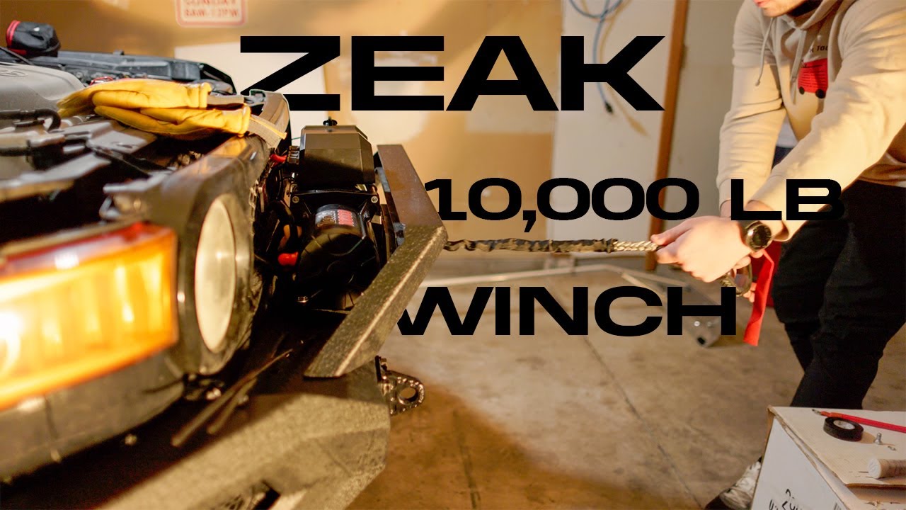 I Bought a Budget Winch on Amazon! Zeak 10,000lb winch