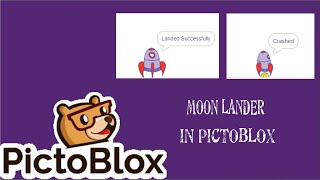 Moon Lander -I Pictoblox Interface -I screenshot 4