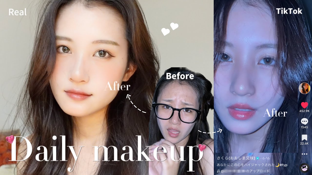 【毎日メイク💫】盛れる！映える！22歳女の詐欺級 Daily makeup 🎀🤍