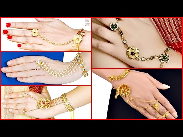 Golden Ladies Gold Finger Ring Bracelet at Rs 4000 in Kolhapur | ID:  18322399133