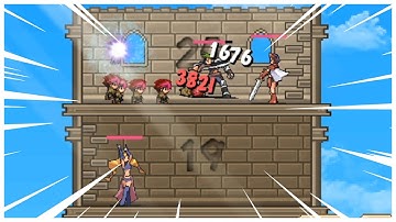 Tower Of Hero - Gameplay Walkthrough Part 01 - Five Heroes (iOS, Android)