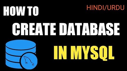 PHP For Beginners - Creating New database using MySQL Commands (Hindi/Urdu)