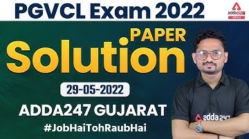 PGVCL Junior Assistant Paper Solution 2022 | PGVCL Recruitment 2022 | PGVCL Answer Key 2022