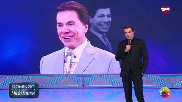 Celso Portiolli faz sua homenagem a Silvio Santos