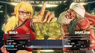 SFV CE💥TauntButton (Mika) X nycfurby (Dhalsim)💥FT2💥Ranked match