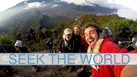 One of the Most Active Volcanoes in the World - Mount Bromo in Java, Indonesia