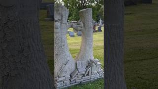 Chicago Cemetery Tour Cat Play Memorial #chicago #illinois #cemetery #haunted #shorts