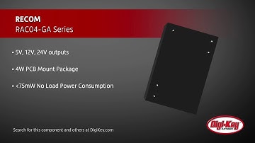 Recom RAC04-GA Series | Digi-Key Daily
