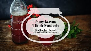 Podcast Episode 214: Many Reasons I Drink Kombucha
