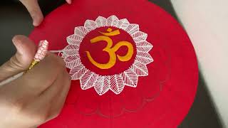 Om Aipan Handmade Aipan For Wall Decor New And Simple Aipan Design