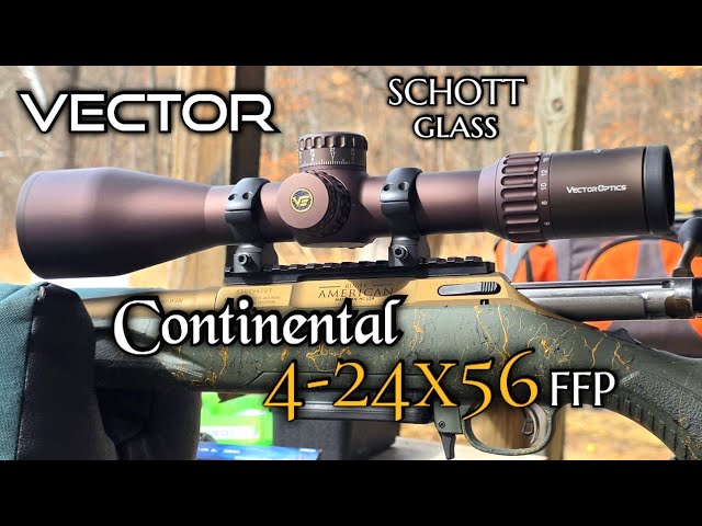 Vector Optics Continental 4-24x56 Scope Review & Shoot 34mm