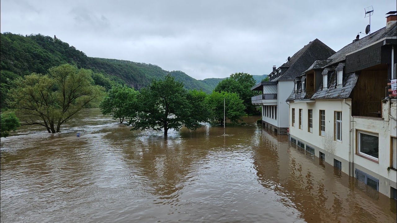 Mosel Hochwasser Bernkastel 18.05.2024