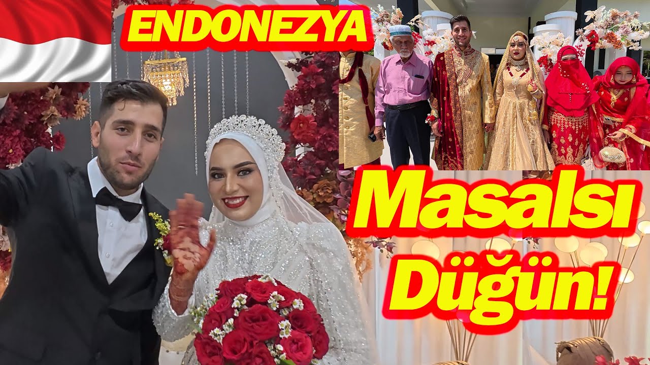 Endonezya'da Masalsı Düğün!-Aile Engellerini Aşıp Mutluluğa Ulaşan Bir Aşk Hikayesi!#endonezya #aşk 
