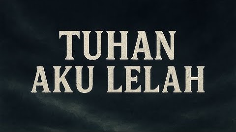 TUHAN AKU LELAH - Inoy Musik (video) Lagu Viral Tiktok Gothic Lagu Indonesia