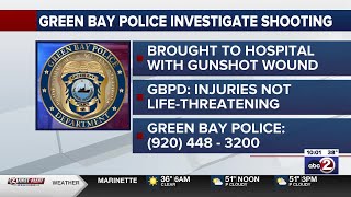 Green Bay police investigating after gunshot victim brought to hospital