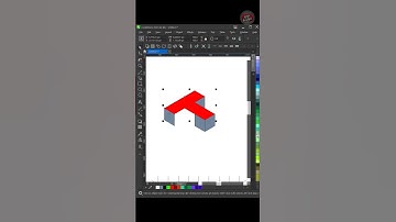 Isometric 3D Text Logo Design Short Tut | See Description for full length video