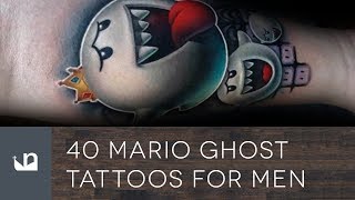 40 Mario Ghost Tattoos For Men