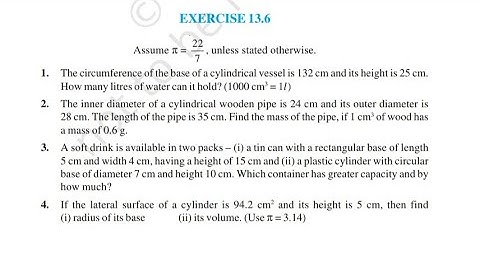 Exercise 13.6 class 9th Maths
