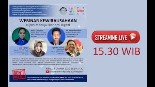 Webinar Kewirausahaan Hijrah Menuju Ekonomi Digital