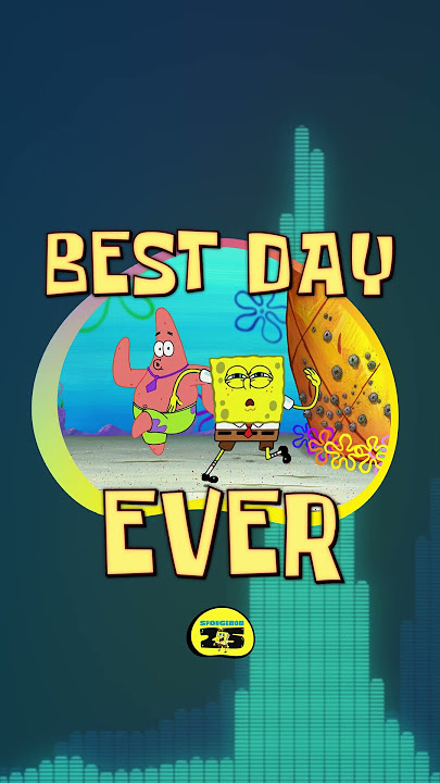 SpongeBob's Best Day Ever just got BETTER ☀️ | Full Song | #Shorts