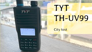 Радиостанции TYT TH-UV99. Тест дальности связи в городе