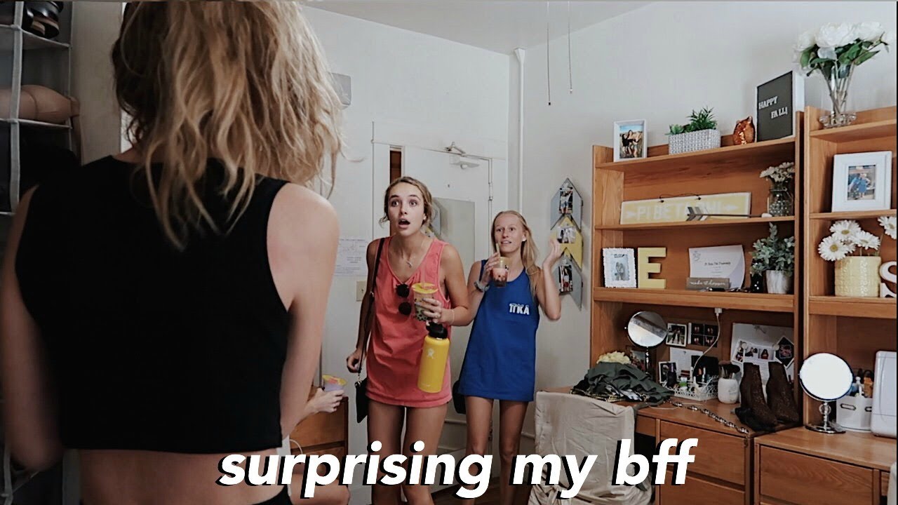 Surprising my Best Friend at College..