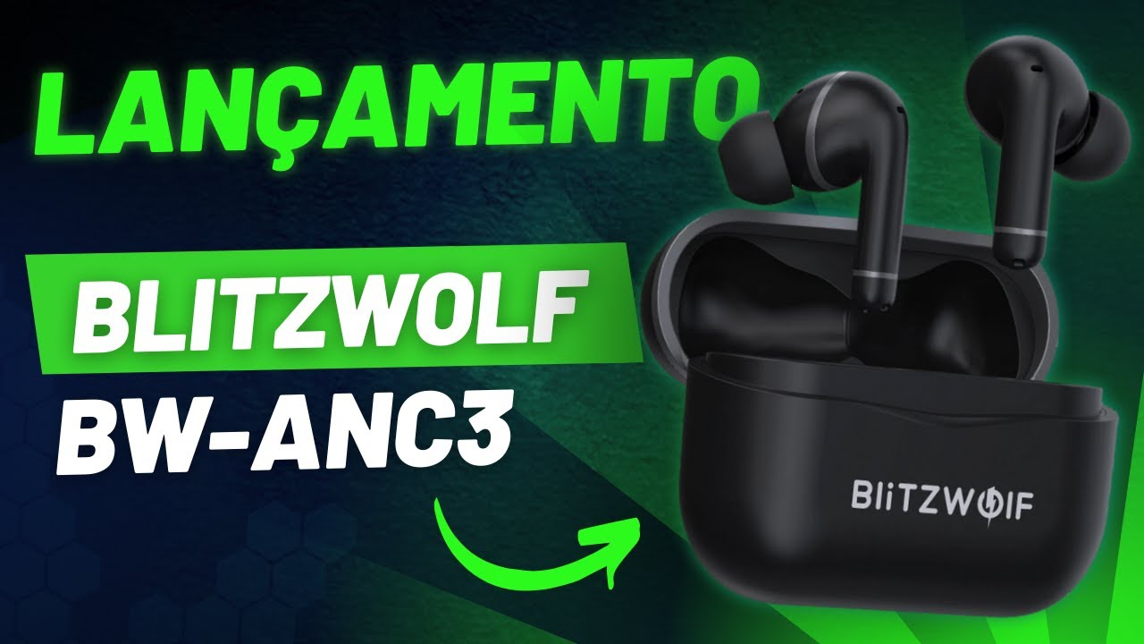MAIS UMA NOVIDADE TOP DA DA BLITZWOLF!!! Blitzwolf BW-ANC3 - YouTube