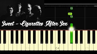 Cigarettes After Sex - Sweet - Piano Tutorial
