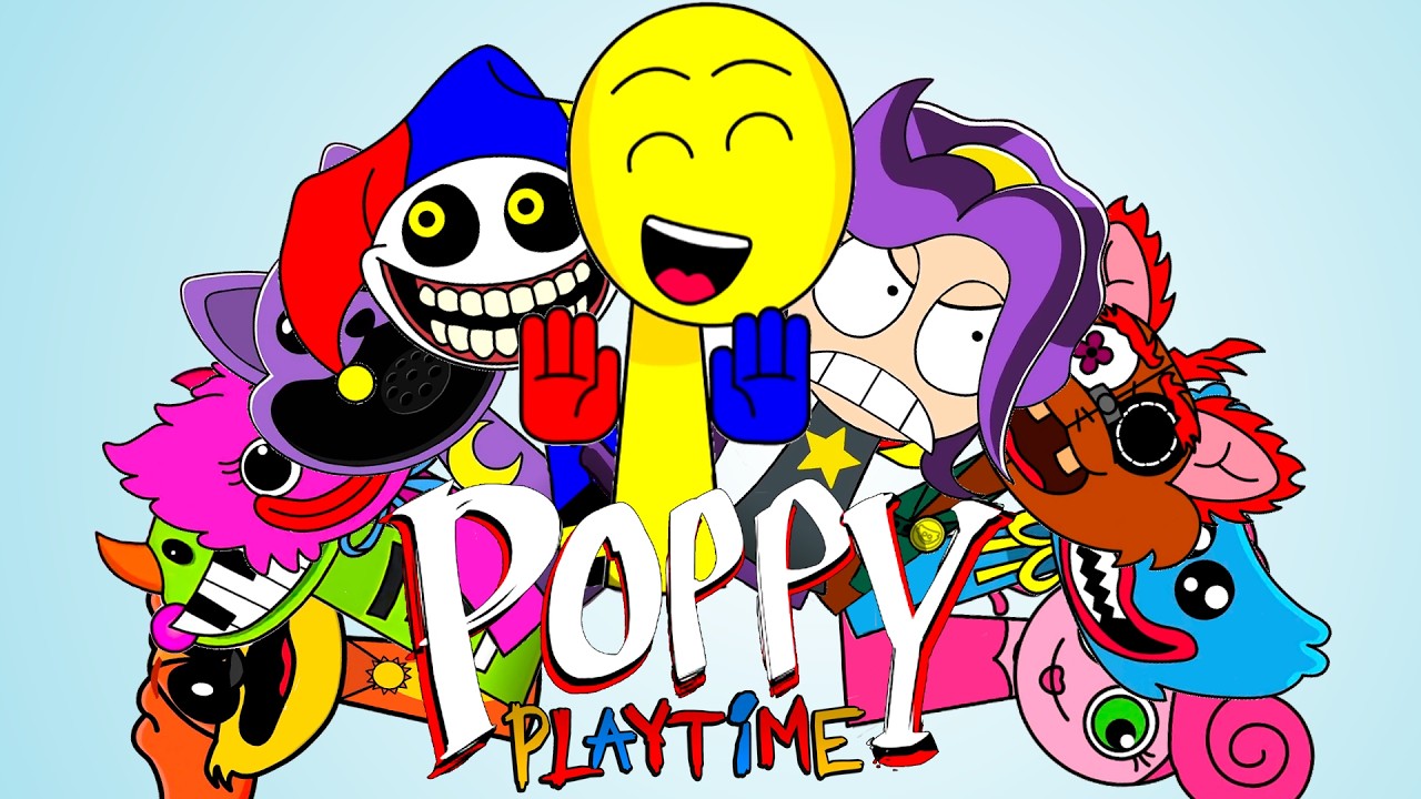 Sprunki OC All Poppy Playtime | All Phase 1 to Phase 2 Animation