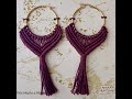 Aretes Macramé