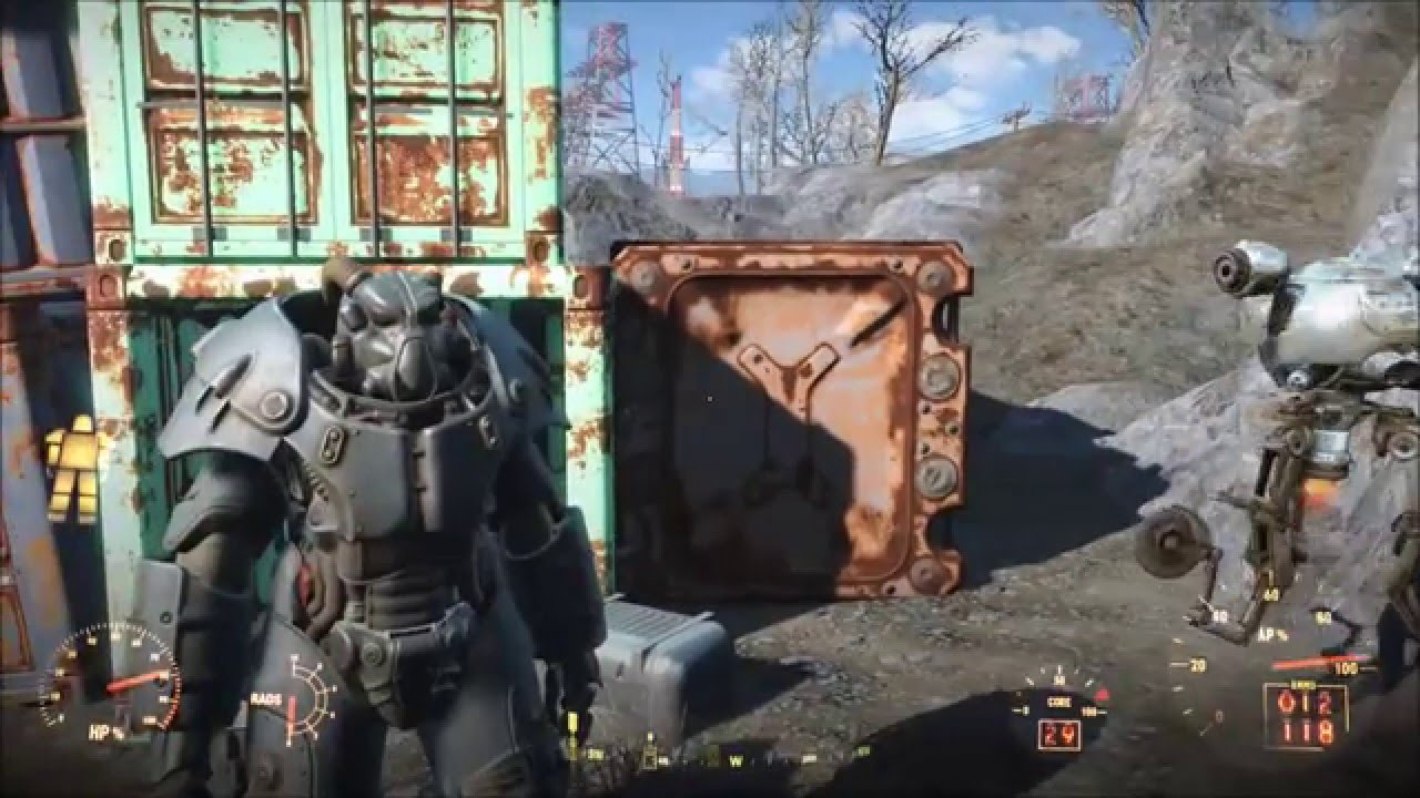 Fallout 4 X01 Power Armor Early Location YouTube