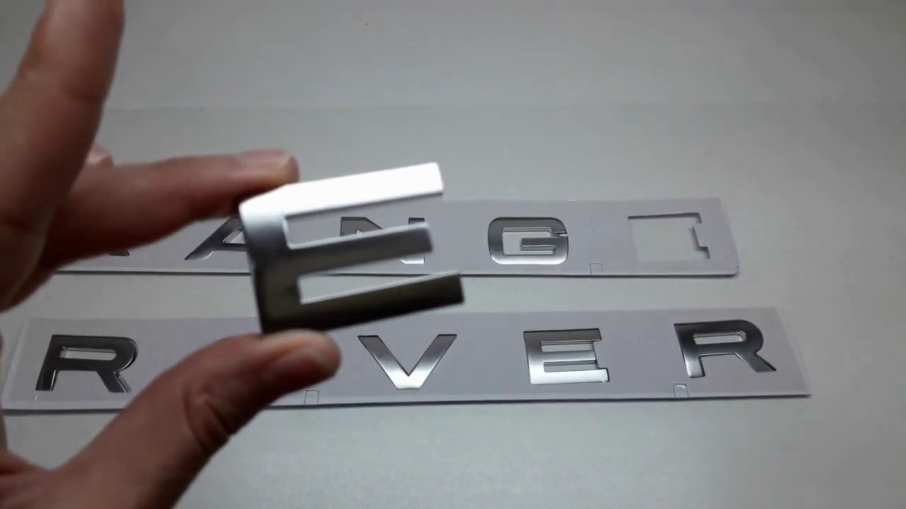 Надпись land rover