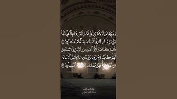 تلاوة خاشعة من سورة الأحقاف