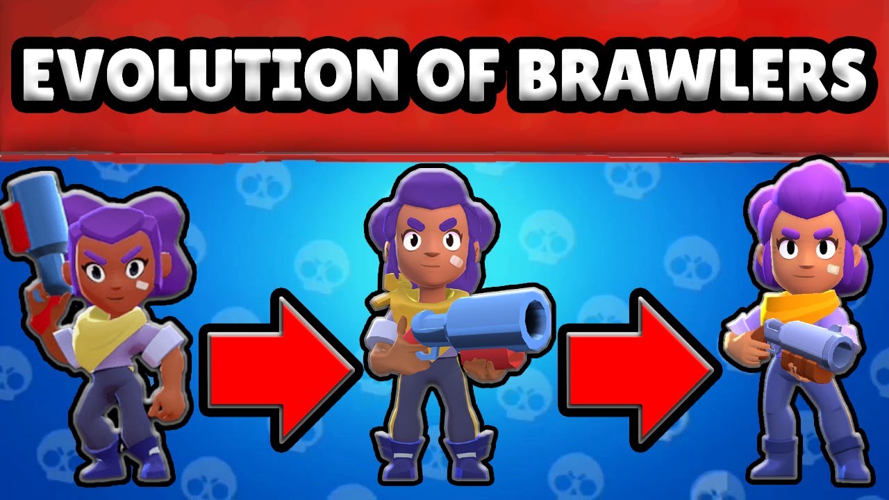 Brawl Stars, The Evolution of Brawlers (Old Vs New Winning ...