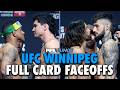 UFC Winnipeg full card final faceoffs: Gilbert Burns vs. Mike Malott