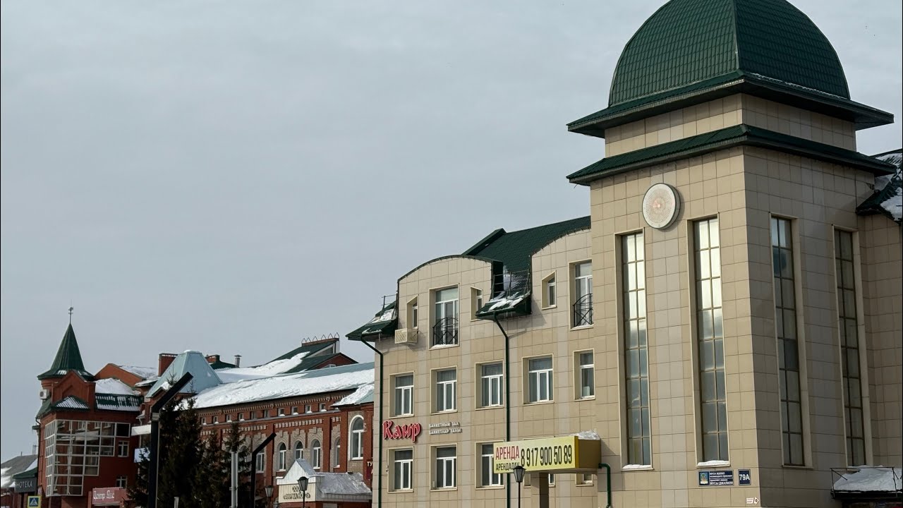 25февраля 💚интересная прогулка по центральной улице и по набережной реки Кама 🩵