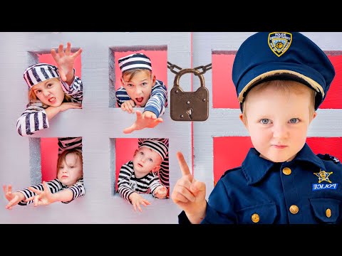 видео: Five Kids Box Fort Prison Escape + more Children's Songs and Videos