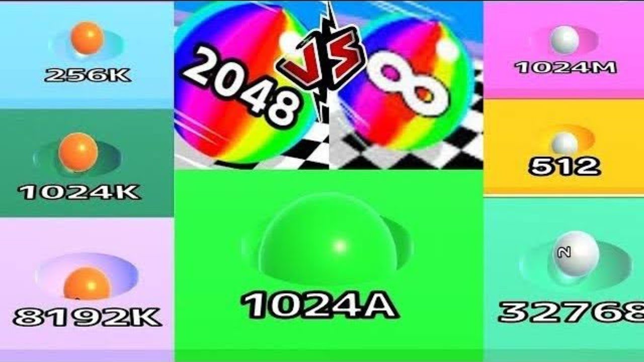 King of Ball Games Hub | Ball Run Infinity против Ball Run 2048 – сложнейшее слияние! 
