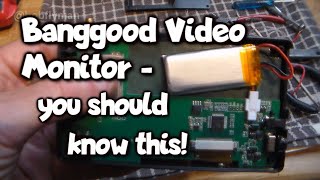 Banggood  JINJIEAN 5.8G 48CH 4.3 Inch LCD video monitor - fix this issue now!
