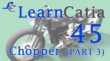 Learn catia V5 Tutorials for beginners | Chopper | Part 3 🔥