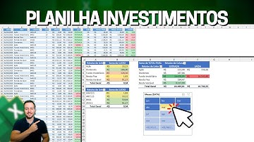 Planilha Investimento Excel com Análise | Download Grátis | Ações, Dividendos, Renda Fixa, Variável