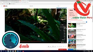 Probando 4mb de Internet "Visión Perú" + Test de velocidad screenshot 1