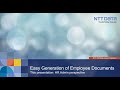 Easy generation of employee documents with hr documents simplified generation  hr admin