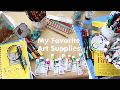 Current Favorite Art Supplies