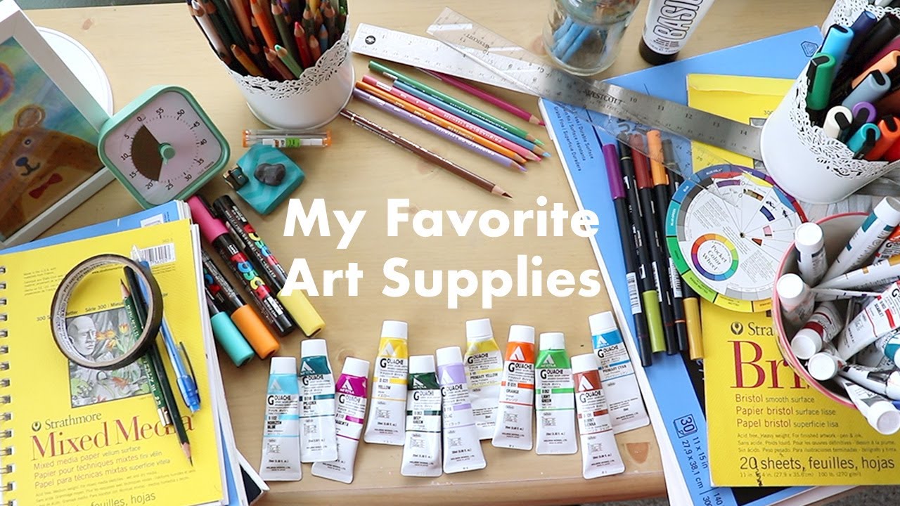 The BEST Art Supplies for Beginners! (2019) My favorite art
