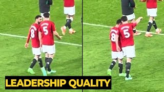 Harry Maguire was seen teaching Bruno Fernandes at full-time vs Sheffield | Manchester United News